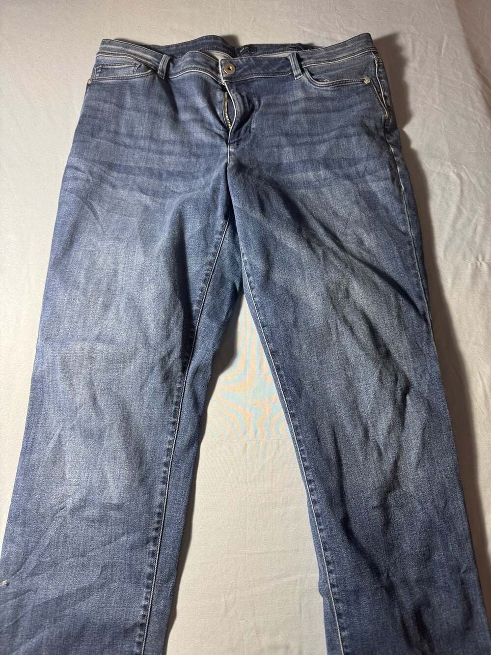 J.Jill Authentic Fit Slim Ankle Blue Denim Jeans Women's Size 14